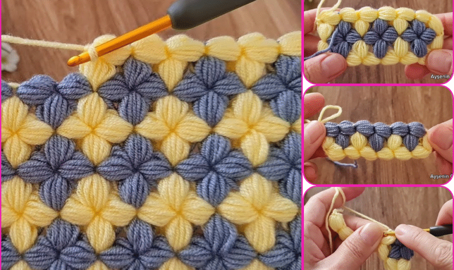 🌼 How to Make a Beautiful Crochet Stitch for a Baby Blanket (Beginner Friendly)