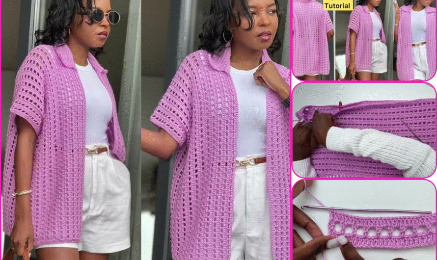 🧶 Easy Crochet Shirt Tutorial (Beginner-Friendly)