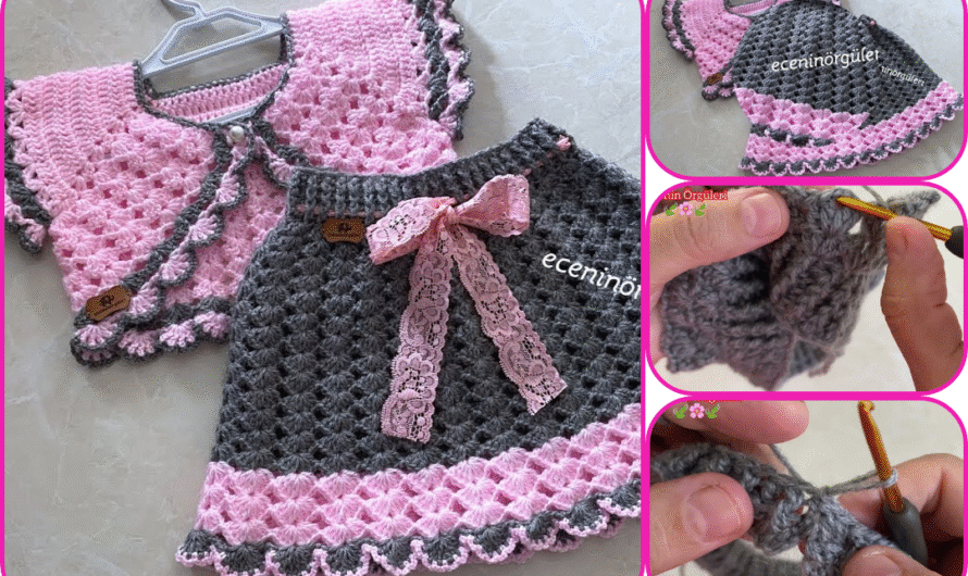 🧶 How to Make an Easy and Beautiful Crochet Baby Skirt