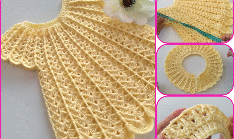 🧶 How to Knit a Princess Baby Dress – Step-by-Step Guide