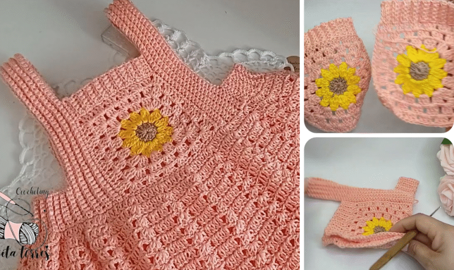 🧶 HOW TO MAKE NEW CROCHETED BABY CLOTHES WITH UNIQUE DETAILS: EASY-TO-KNIT (CROCHET) OVERALL