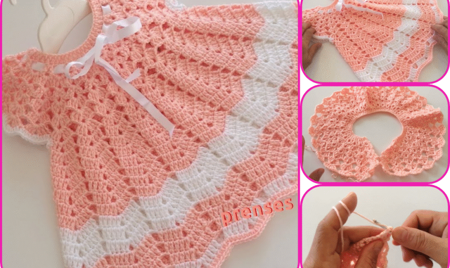 👗 How to Knit a Princess Baby Dress (Beginner to Intermediate)