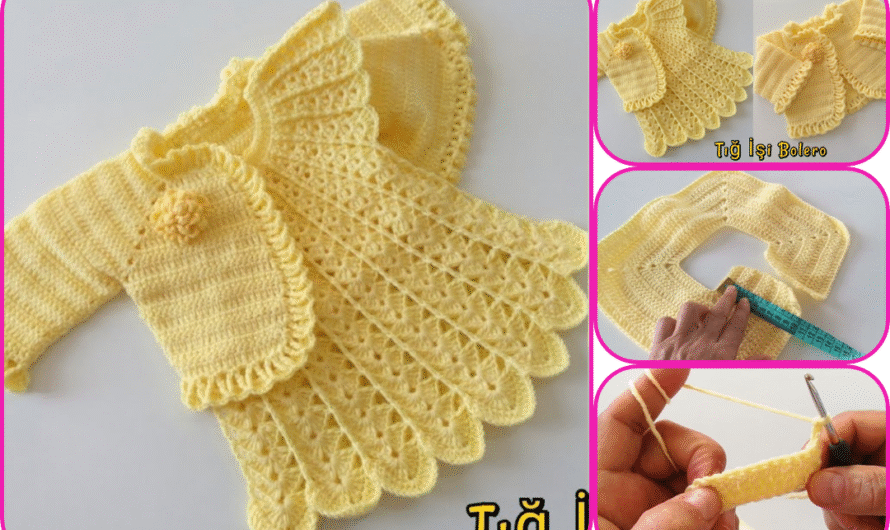 🧵 Easy Baby Bolero (Sewing Version)