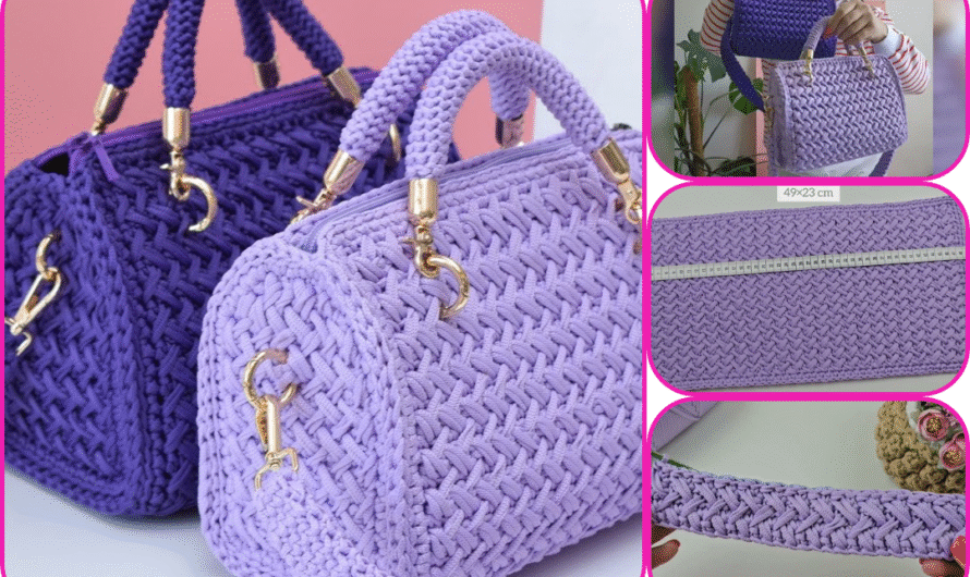 👜 How to Make the Perfect Reticule Handbag (Crocheted, Holds Shape, with Zipper Lining)