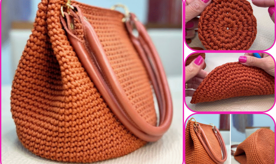 🧶 How to Make a CROCHET BAG – Very Big & Easy to Make!