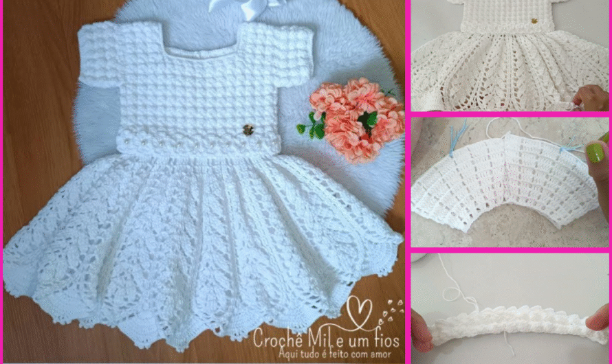 🧵 How to Make a Children’s Crochet Dress (Step-by-Step)