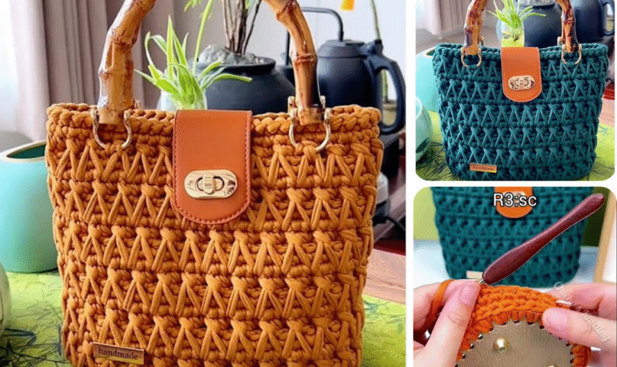 🧶🔥 How to Make a Crochet Bag with a 🌟 New Easy and Wonderful Design