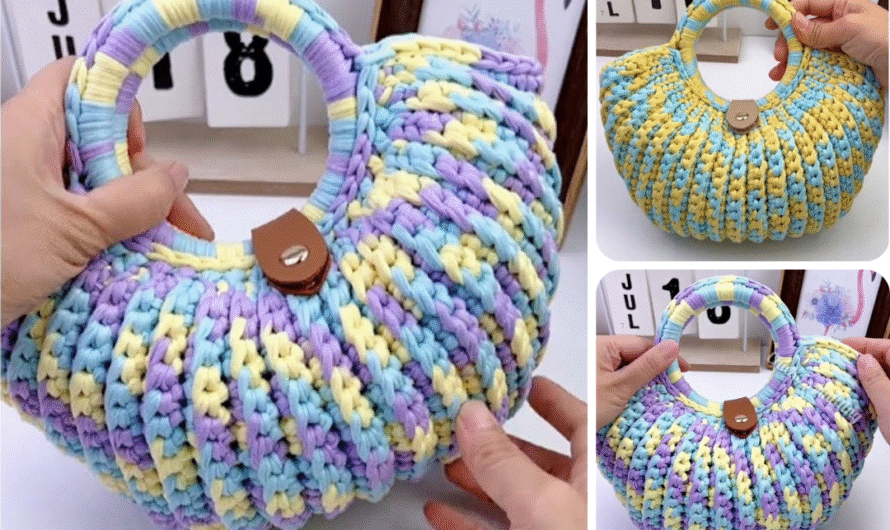 🧶 How to Make a Crochet Bag 🔥 New Design 🌟 Simple and Wonderful