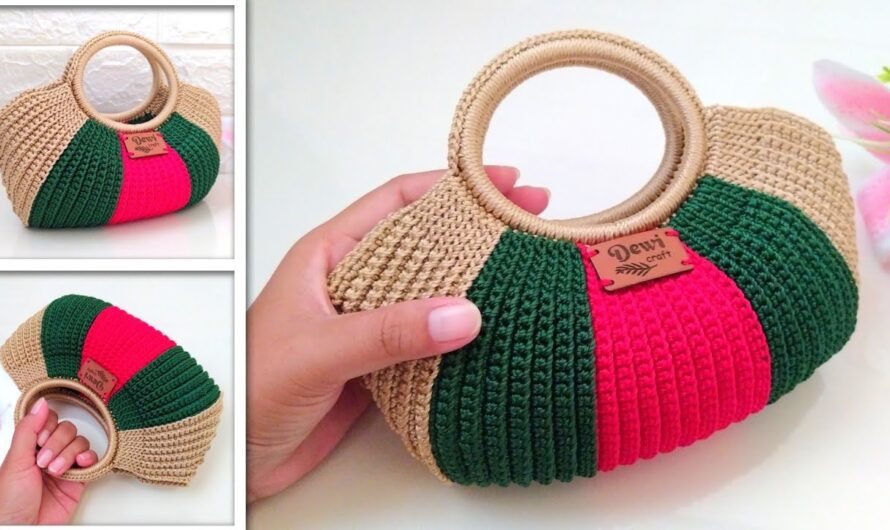 🧶 How to Make a Very Easy & Fast Crochet Bag (Beautiful & Stylish)