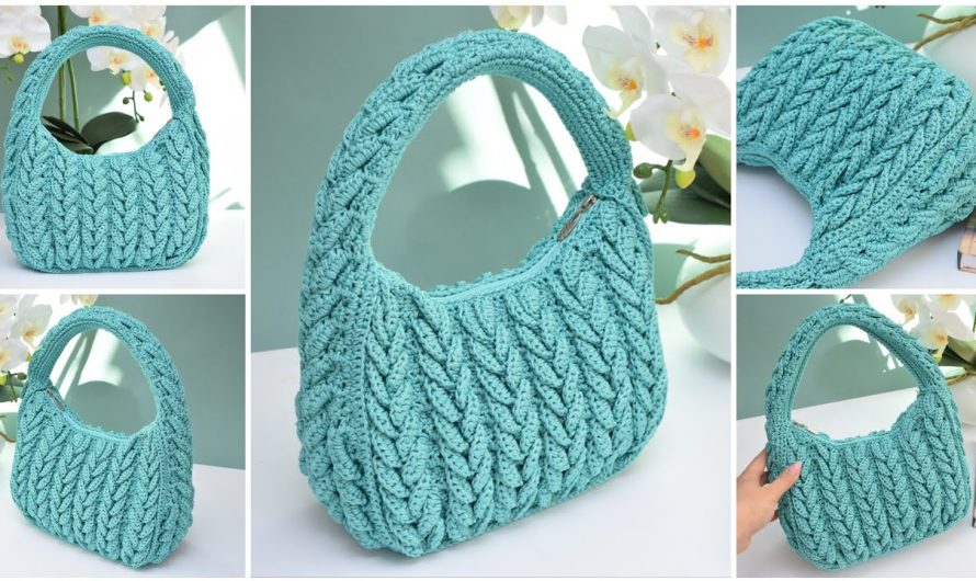 🧶 How to Make a Very Cute Crocheted Hobo Handbag