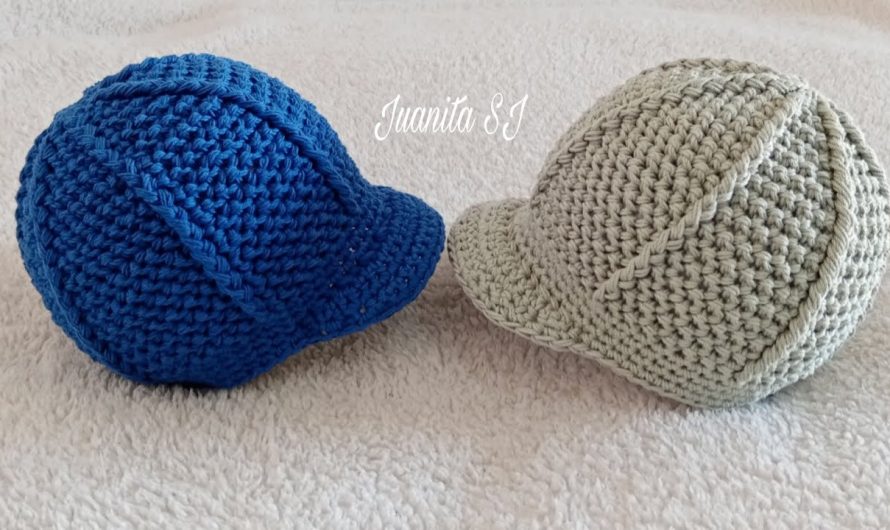🧵 HOW TO MAKE A CROCHET HAT WITH A VISOR
