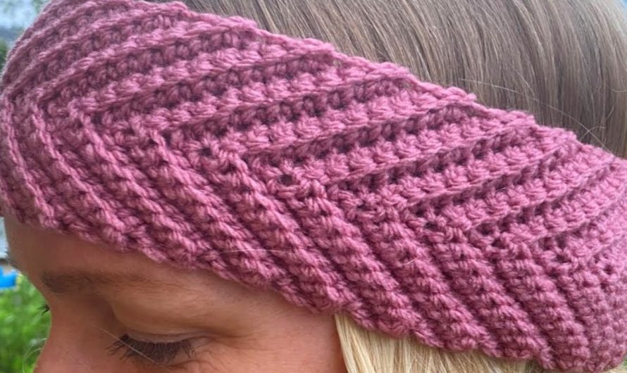 🧶 How to Make an ARROW Headband | Easy Crochet Headband Tutorial