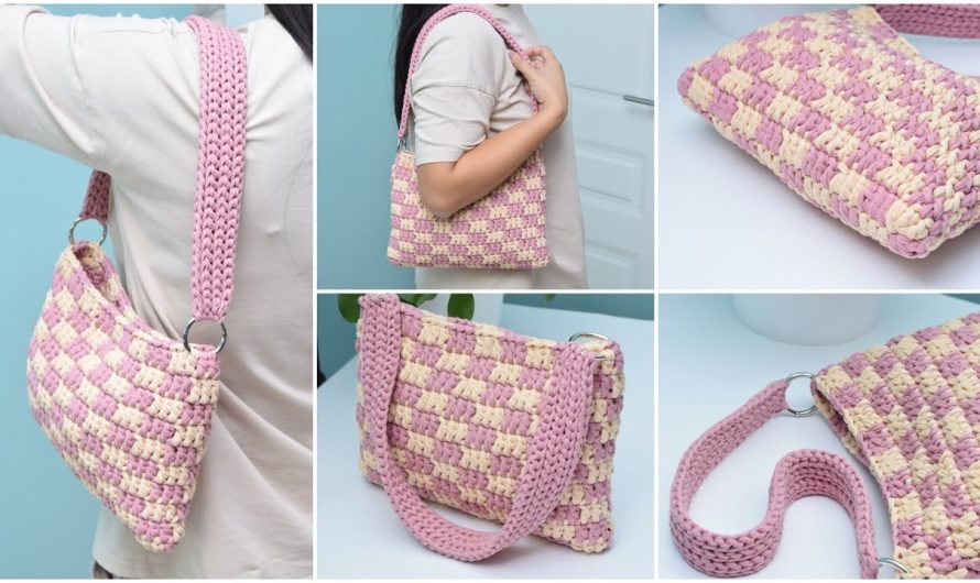 🧶 How to Make a T-Shirt Yarn Bag