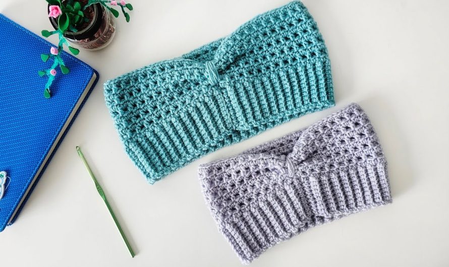 🧶 How to Make a Stylish Crochet Headband (Custom Size)
