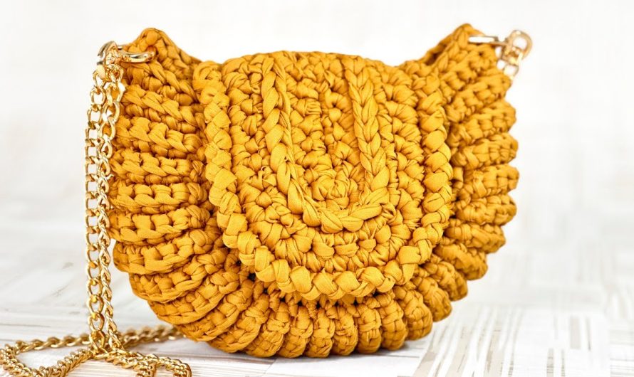 How to Make Flora bag in knitted yarn