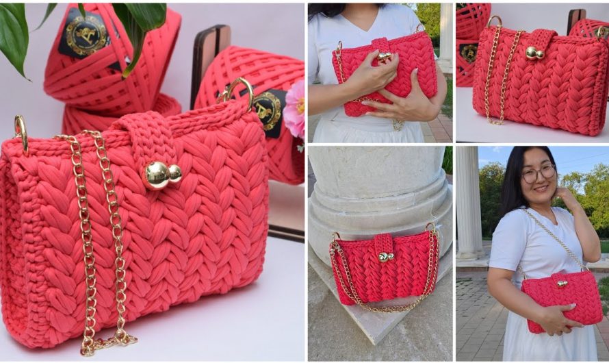 🧶 How to Make a Juicy Summer Handbag – Crochet Marshmallow Pattern