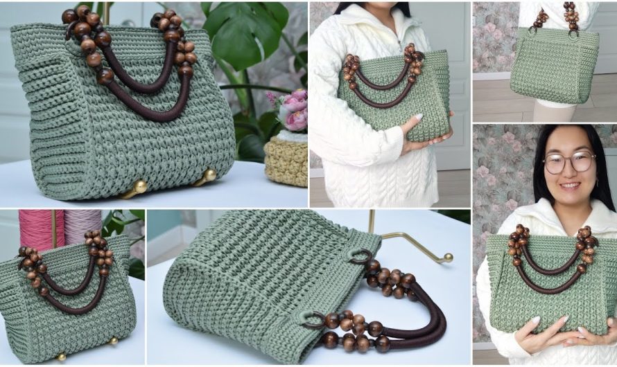 🧶 Crochet Large Tote Bag with 3 mm Yarn
