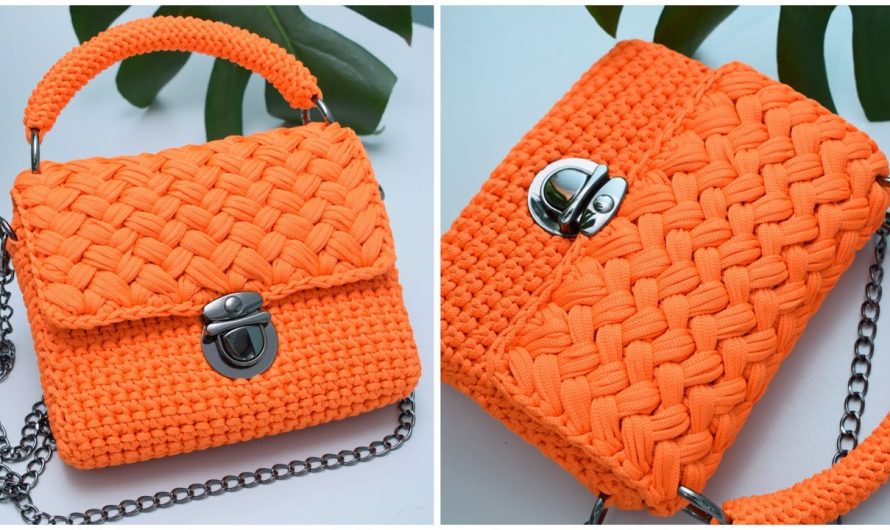 How to Make Crocheted Puff pattern Made of Cord