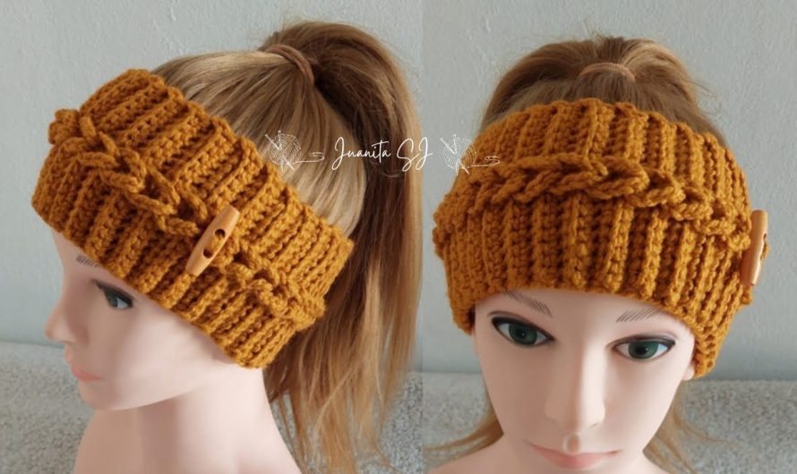 🧶 How to Make a Crochet Headband / Turban (Step by Step)