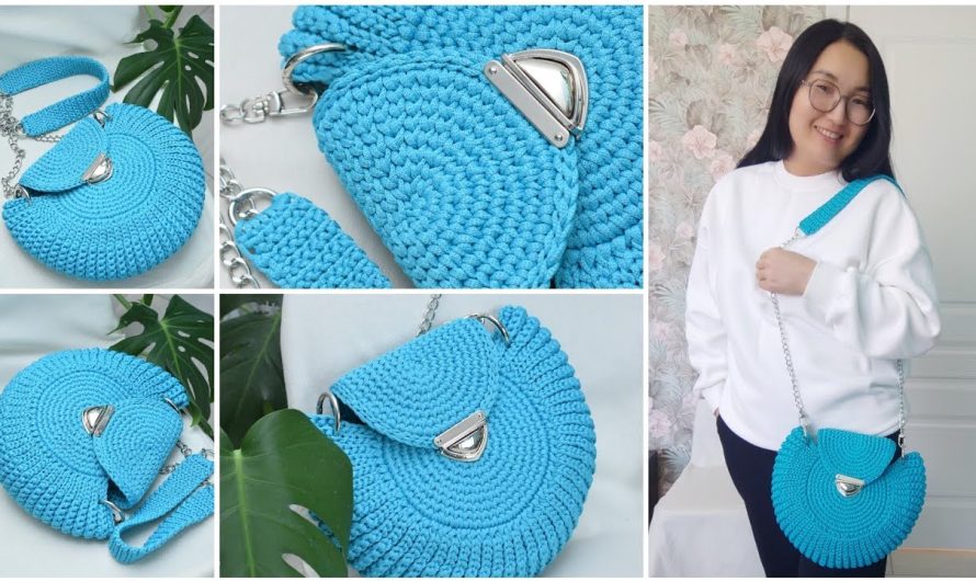 How to Make Crocheted Shell Handbag Holds its shape well Learning to crochet circles and ovals