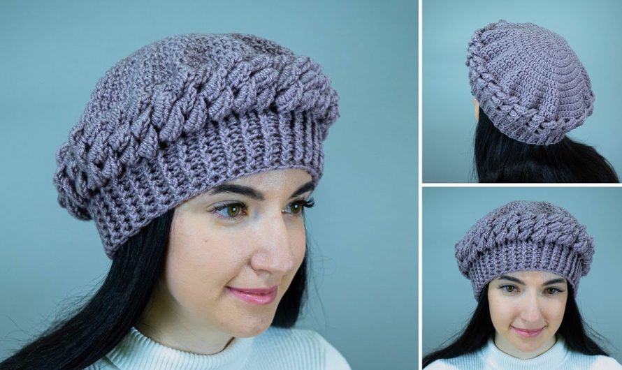 How to Make crochet a beret simply and easily!