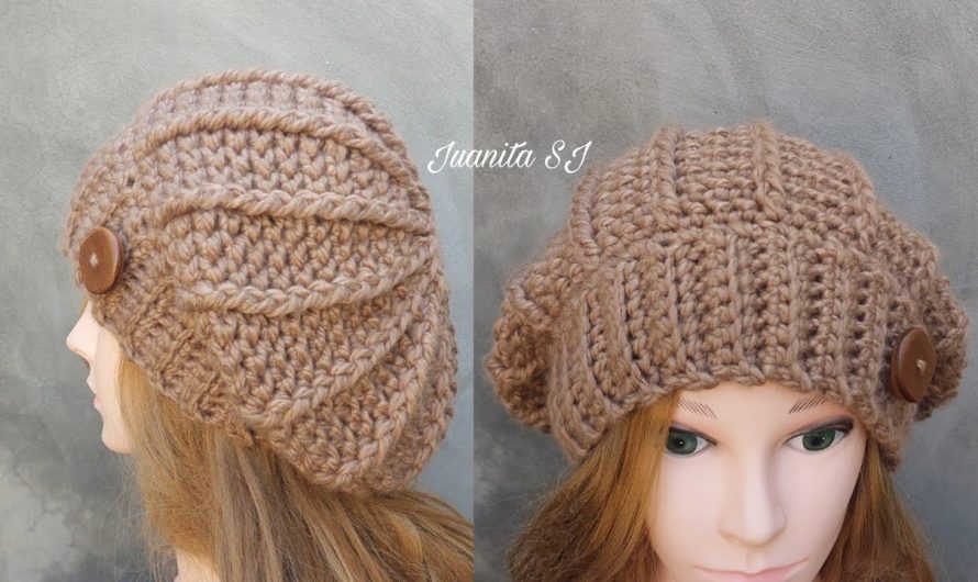 How to Make How to crochet a beret step by step
