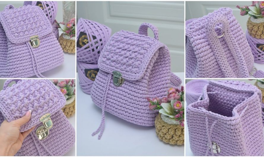 How to Make Easy Crochet Backpack Helen Crochet Pattern for Beginners