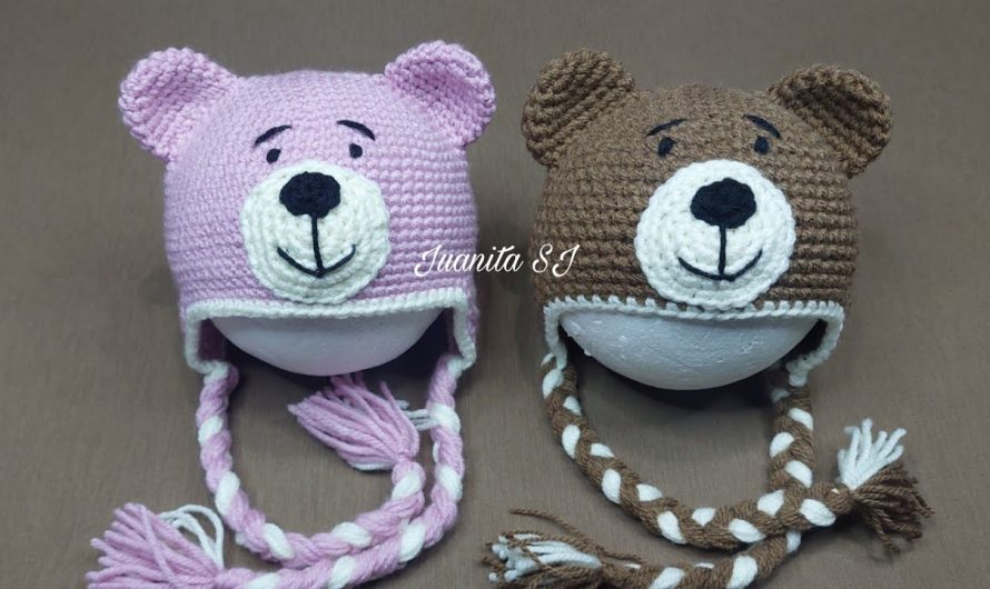 How to Make Crochet Bear Hat Step by Step