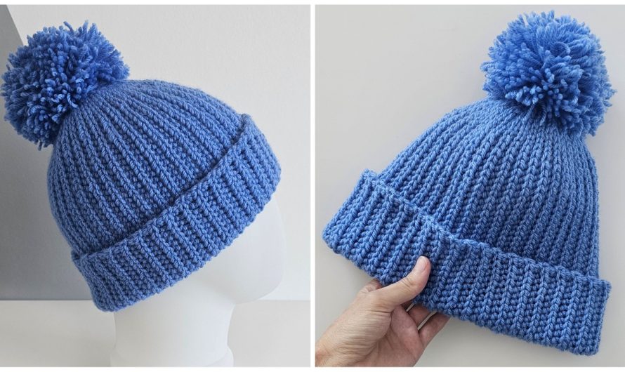 🧶 How to Crochet an Easy and Beautiful Hat (Step-by-Step Tutorial)