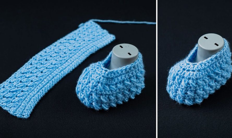🍼 Easy Crochet Slippers for 3–6 Months