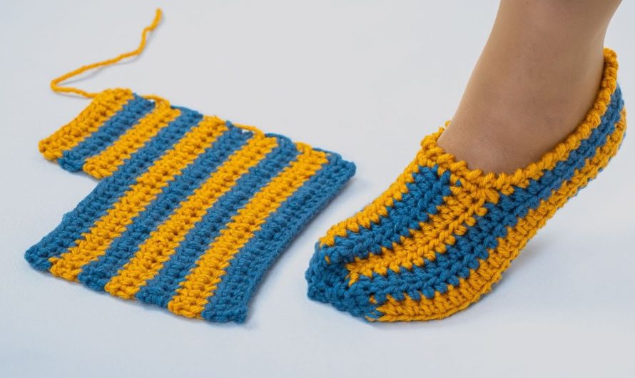 🩴 How to Make the Fastest Crochet Slippers for Beginners