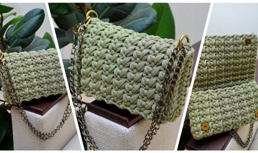 How to Make Crochet handbag Clutch Video for Beginners