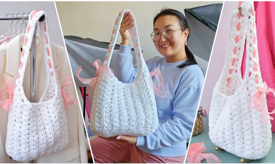 How to Make a Delicate Summer Bag with Ribbon and Bows