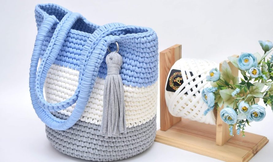 A bag suitable for any season Video Tutorial on crocheting Shopper bag