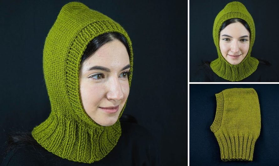 How to Make a Knitted Balaclava Hood in a Couple of Hours