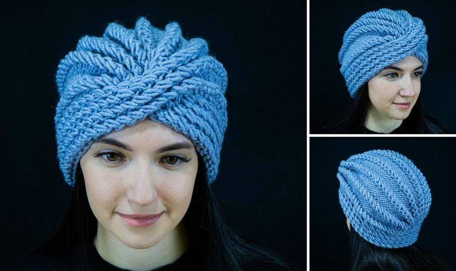 How to Make a Knitted Hat – Turban Style (Easy & Simple)