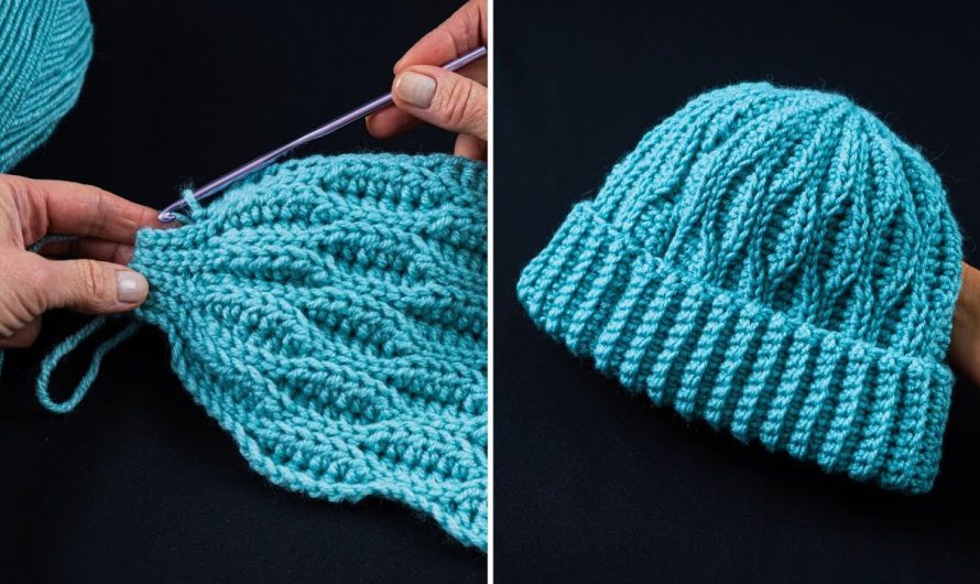 How to Make a Beautiful Crochet Hat Easily with Honeycomb Stitch Pattern