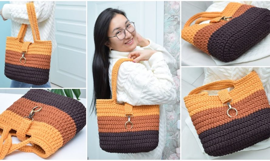 How to Make a Simple Crochet Bag for Beginners
