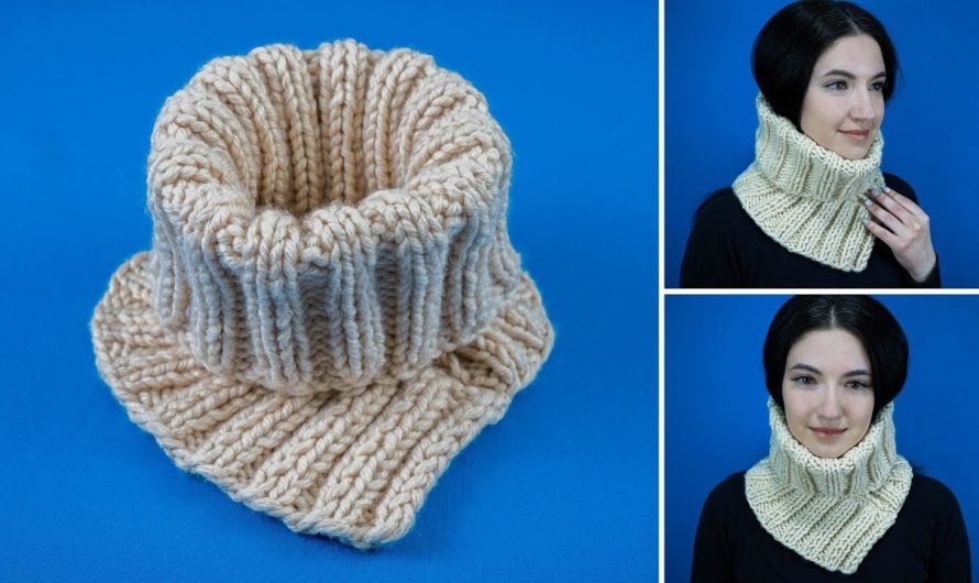 How to Make a Very Simple and Versatile Snood-Scarf for All