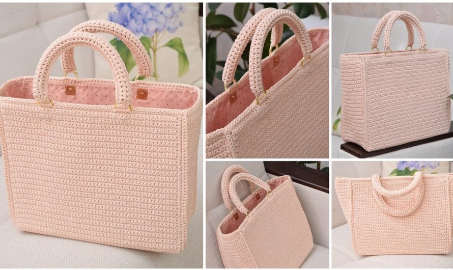 How to Crochet a Large Classic Tote Bag