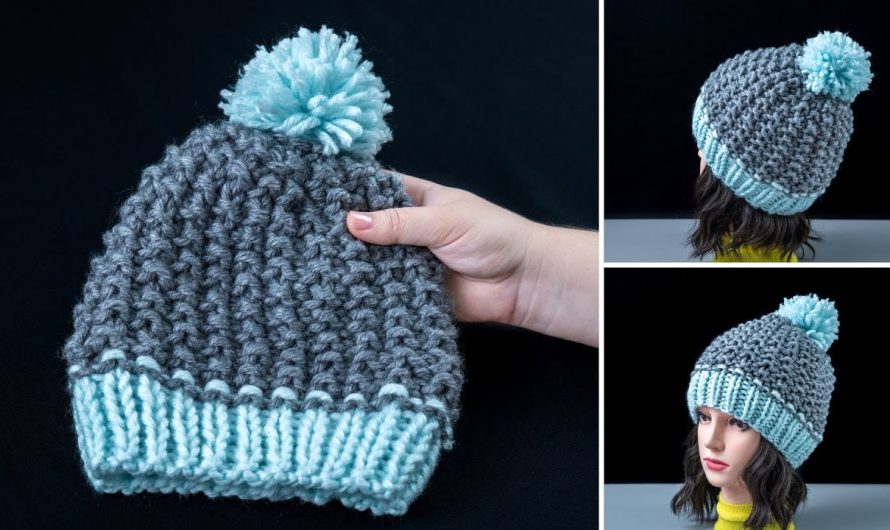 How to Make a Quick Knitted Hat with a Simple Stitch Pattern
