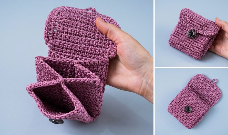 How to Crochet a Trifold Wallet – Step-by-Step Tutorial