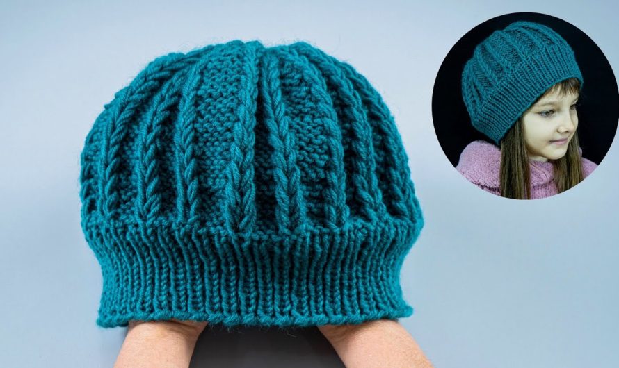 Knitted hat with an amazing pattern – even a beginner can handle it!