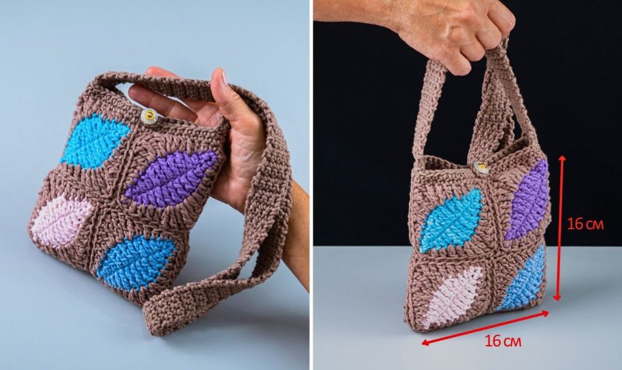 How to Crochet Granny Squares Shoulder bag