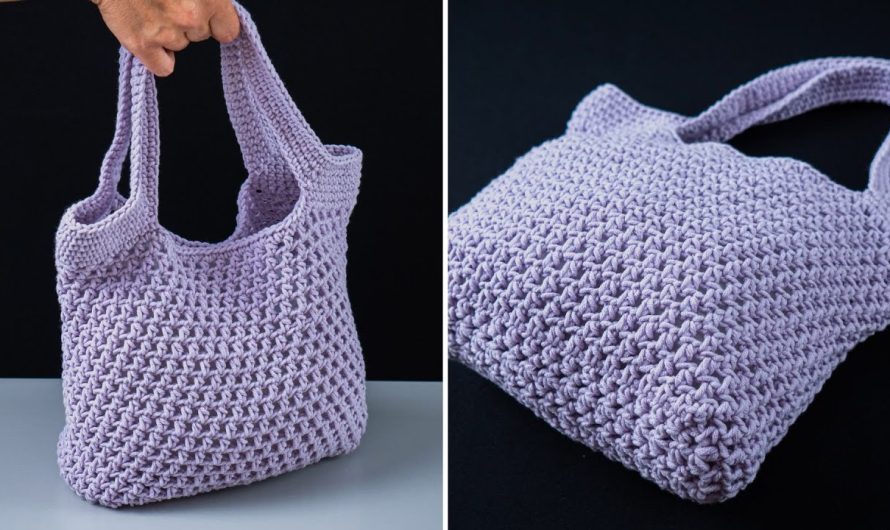 How to Crochet a Simple Tote Bag – Tutorial for Beginners