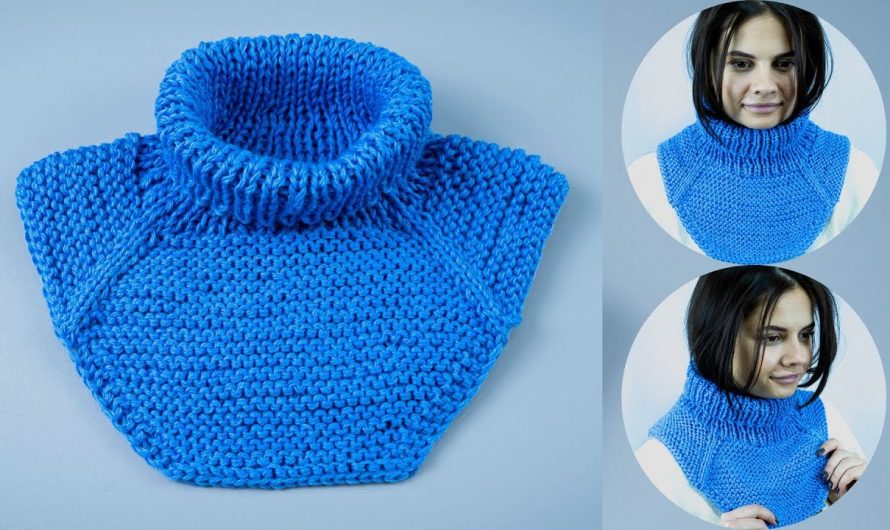 How to Make a Simple Knitted Scarf-Snood – Step by Step