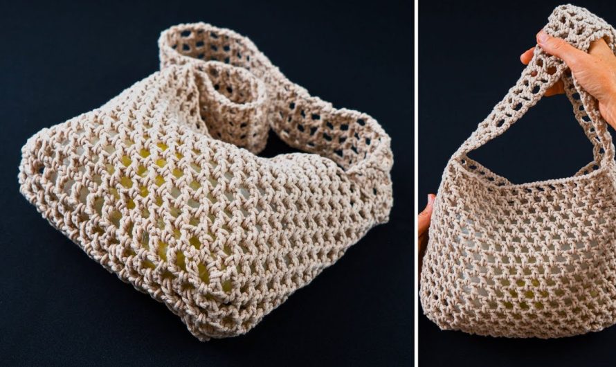 How to Crochet a Net Bag Quickly and Easily