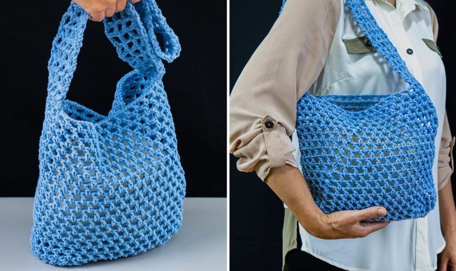 How to Crochet a Net Bag Quickly and Easily – Step by Step