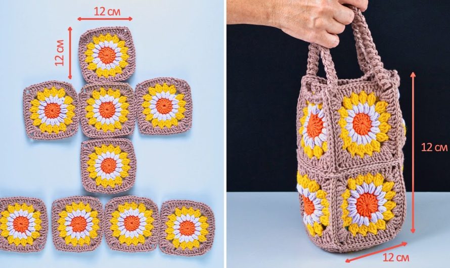 How to Make an Easy Granny Square Crochet Bag
