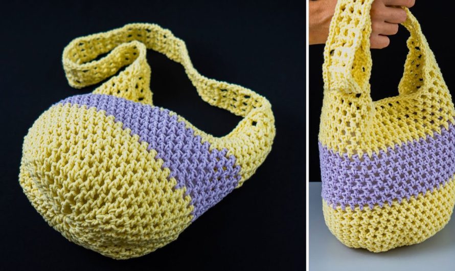 How to Crochet an Easy Net Bag – Step-by-Step Tutorial